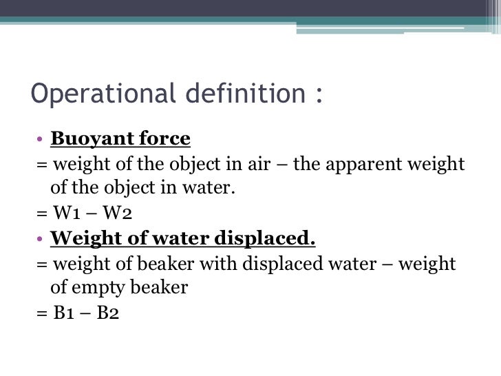 Experiment Buoyant Force experiment-buoyant-force