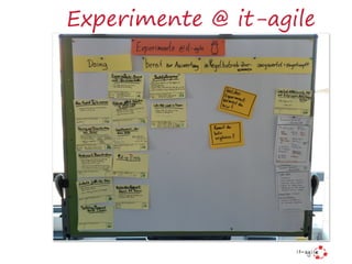 Experimente @ it-agile
 