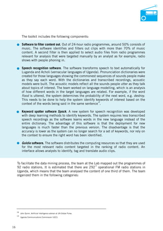 Experimenting with Big Data and AI to Support Peace and Security | PDF