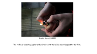 Experimenting with shutter speed | PPT
