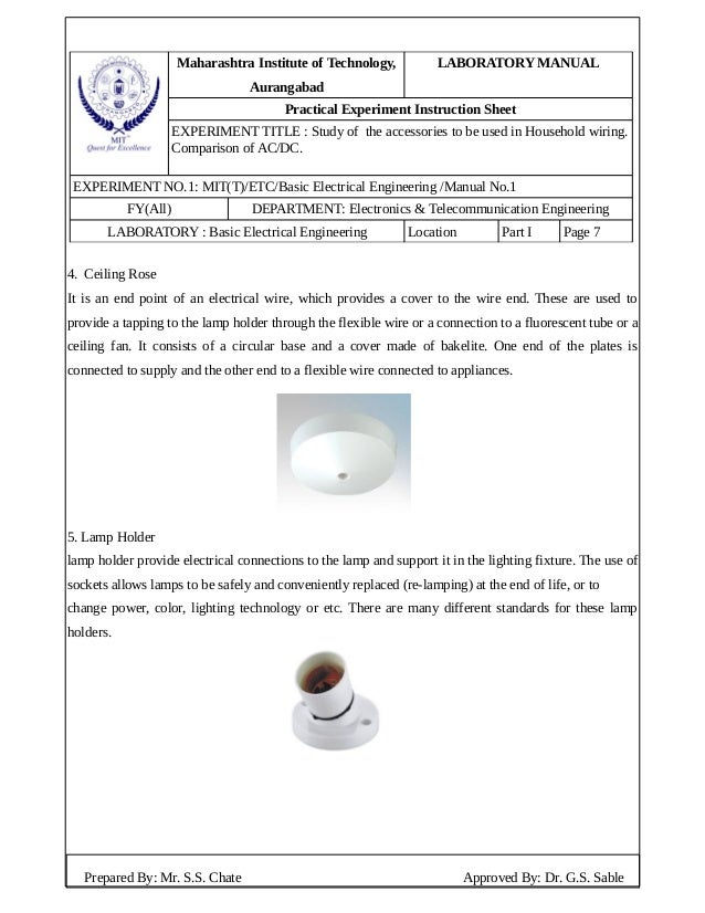Basic electrical engineering lab manual jntu