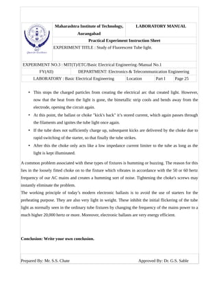 Experiment no. 3 | PDF