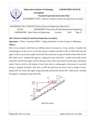 Staircase wiring deals