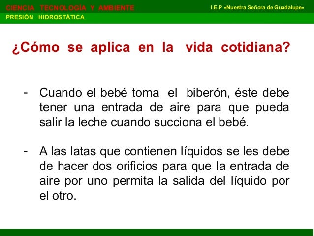 Experimento de presión