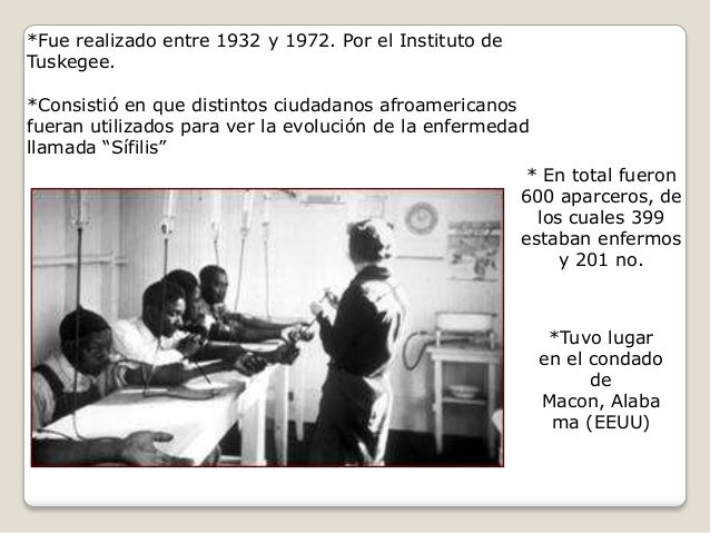 Experimento de tuskegee