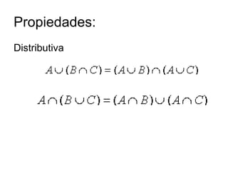 Propiedades: Distributiva 
