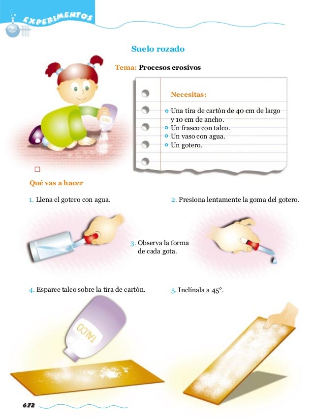 Experimentos cientificos para niños.