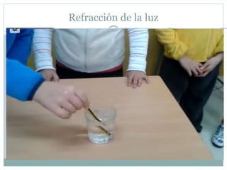 Refracción de la luz
 