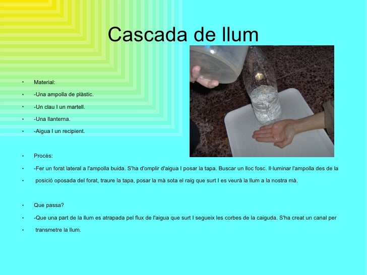 Resultado de imagen de ampolla buida  i una agulla experiment