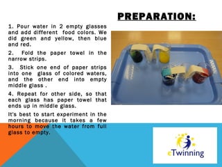 Experiment with food coloring | PPT
