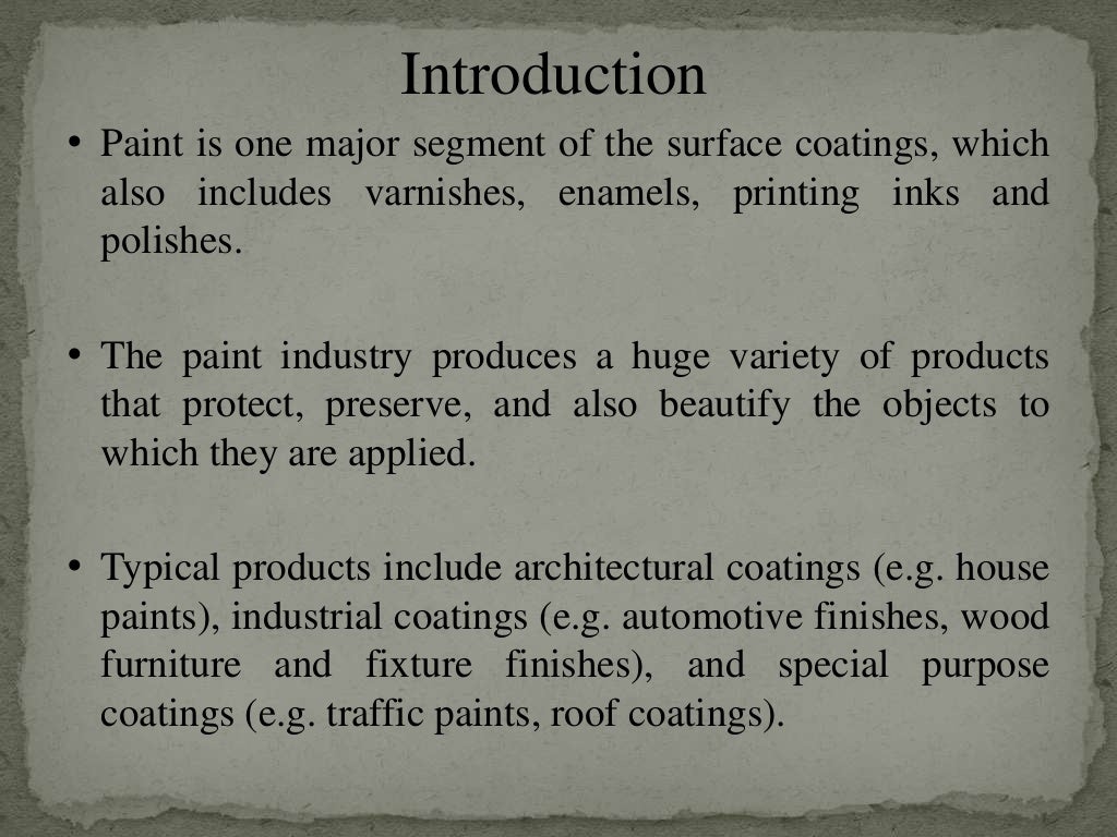 Paint Manufacturing Process