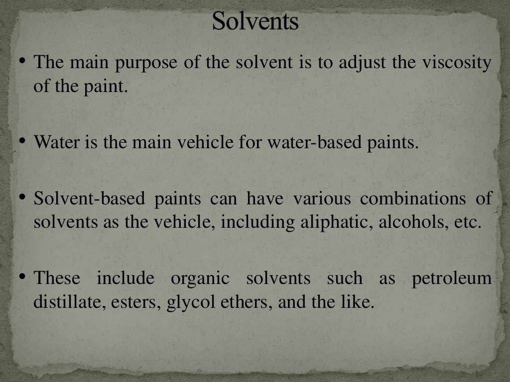 Paint Manufacturing Process