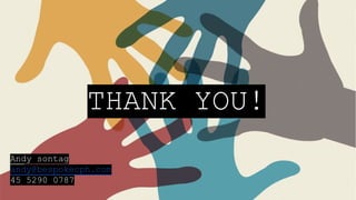 THANK YOU!
Andy sontag
andy@bespokecph.com
45 5290 0787
 