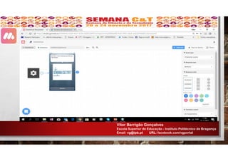 Vitor Barrigão Gonçalves
Escola Superior de Educação - Instituto Politécnico de Bragança
Email: vg@ipb.pt URL: facebook.com/vgportal
 