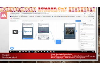 Vitor Barrigão Gonçalves
Escola Superior de Educação - Instituto Politécnico de Bragança
Email: vg@ipb.pt URL: facebook.com/vgportal
Imagem:
http://www.ipb.pt
 