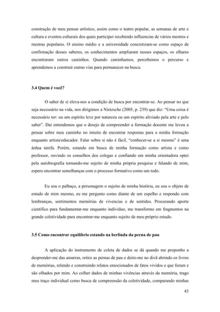 Monografia Jose Benedito pedagogia 2010