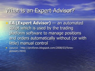 Expert Advisor Technology Ver2 | PPT