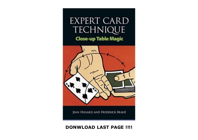 Doc Expert Card Technique: Close-Up Table Magic Epub