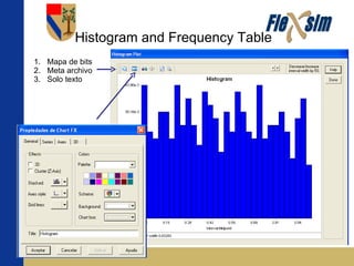 Histogram and Frequency Table Mapa de bits Meta archivo Solo texto 
