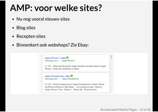 Google AMP @ Joomla! Performance Expert Sessie
