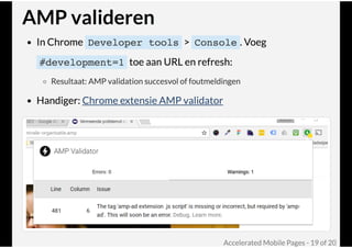 Google AMP @ Joomla! Performance Expert Sessie