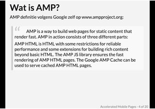 Google AMP @ Joomla! Performance Expert Sessie
