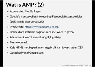 Google AMP @ Joomla! Performance Expert Sessie