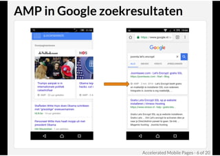 Google AMP @ Joomla! Performance Expert Sessie