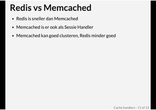 Cache handlers @ Joomla! Performance Expert Sessie