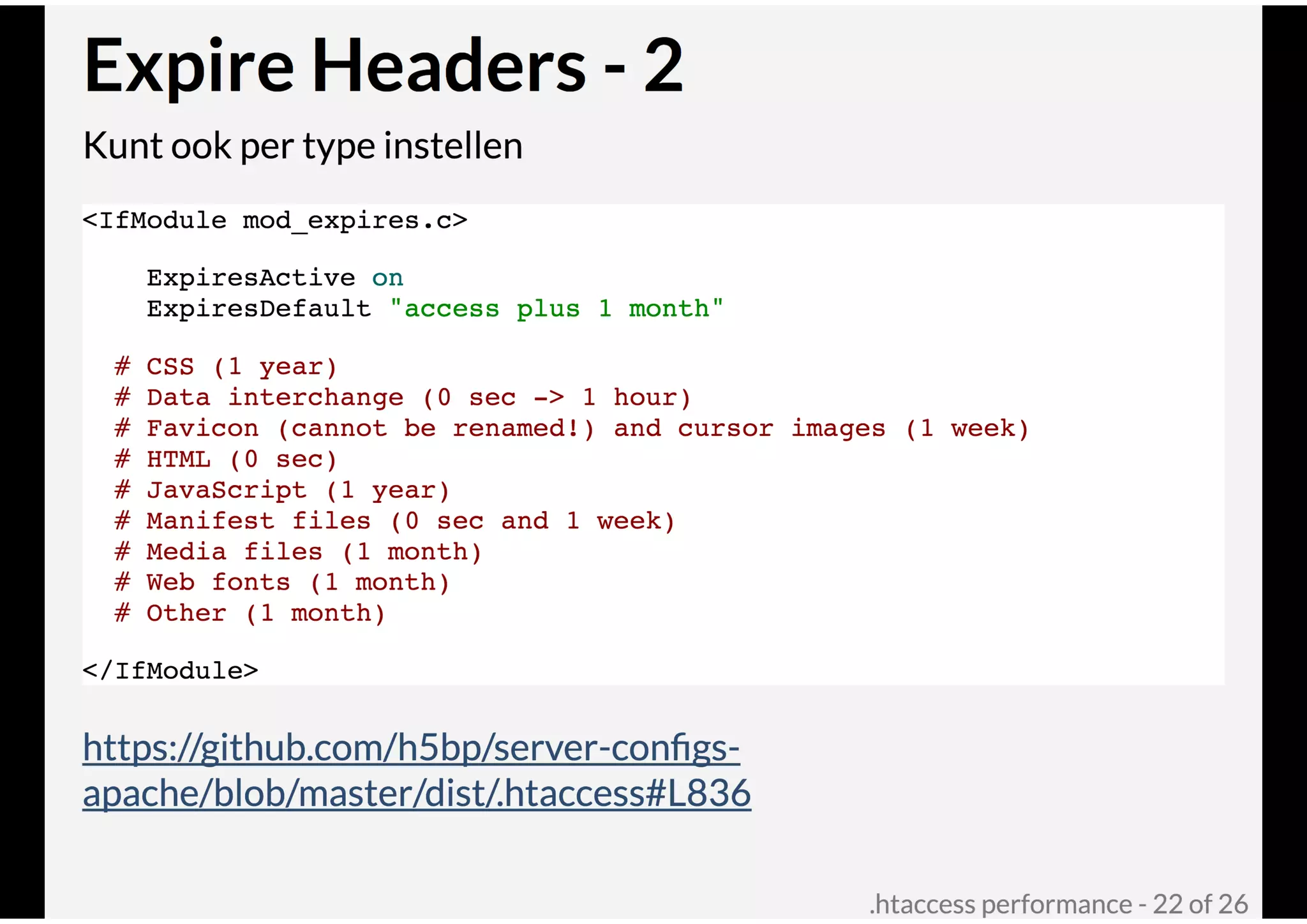 .htaccess performance @ Joomla! Performance Expert Sessie