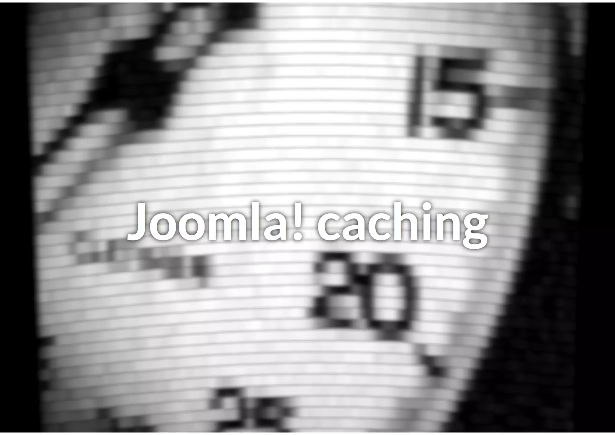 Performance & Joomla! core @ Joomla! Performance Expert Sessie