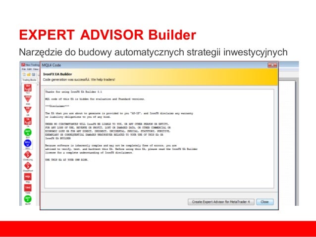 Forex expert advisor builder