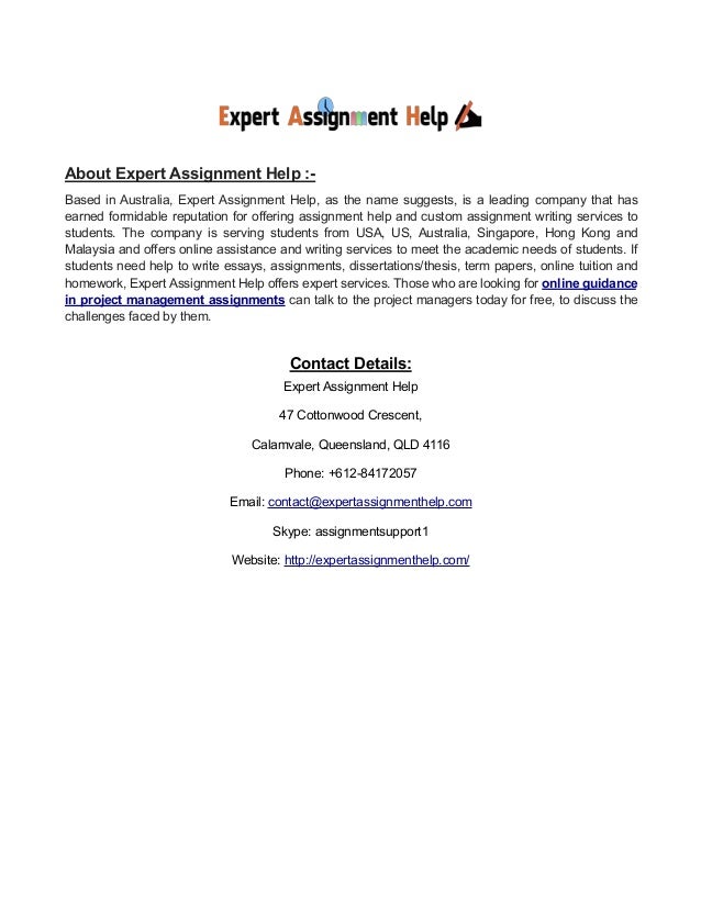 Usa assignment writing expert