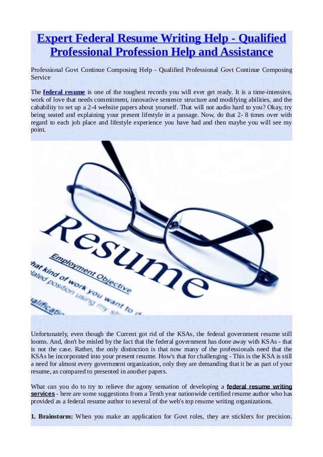 expert federal resume writing help qualified professional federal resume writing services