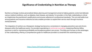 Nutritional Therapy: A Cornerstone of Chronic Disease Prevention