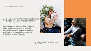 Expert Help – Daily Personal Activities NDIS Melbourne | PDF