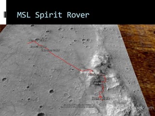 MSL Spirit Rover
 