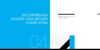les chiffres qui
doivent vous décider
à faire le pas

04
01

21
En 2014, Internet sera plus utilisé sur
mobile que sur ordinateur.

 