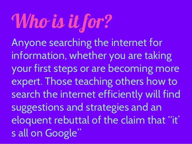 how to search the internet