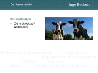 u

De nieuwe realiteit

Kort stoelgesprek
! 

Zie je dit ook zo?
(2 minuten)

 