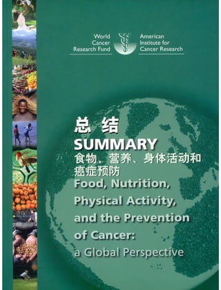 World Cancer Research Fund Expert Report Summary Simplified Chinese