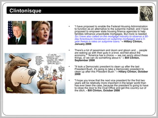 Experts On Credit Crisis