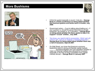 Experts On Credit Crisis