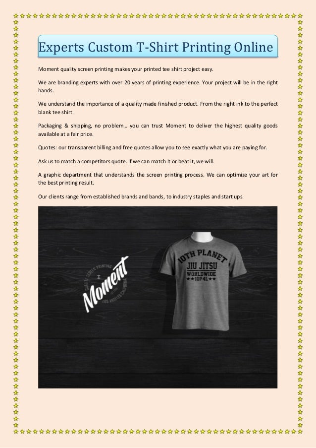 custom tshirt printing