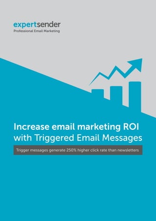 Professional Email Marketing
Increase email marketing ROI
with Triggered Email Messages
Trigger messages generate 250% higher click rate than newsletters
 