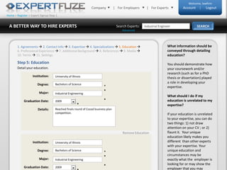 Experts Register Example Expert signup | PPTX