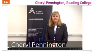 Cheryl Pennington, Reading College
16
 