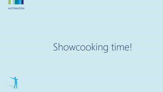 AUTOMATIONAUTOMATION
Showcooking time!
 