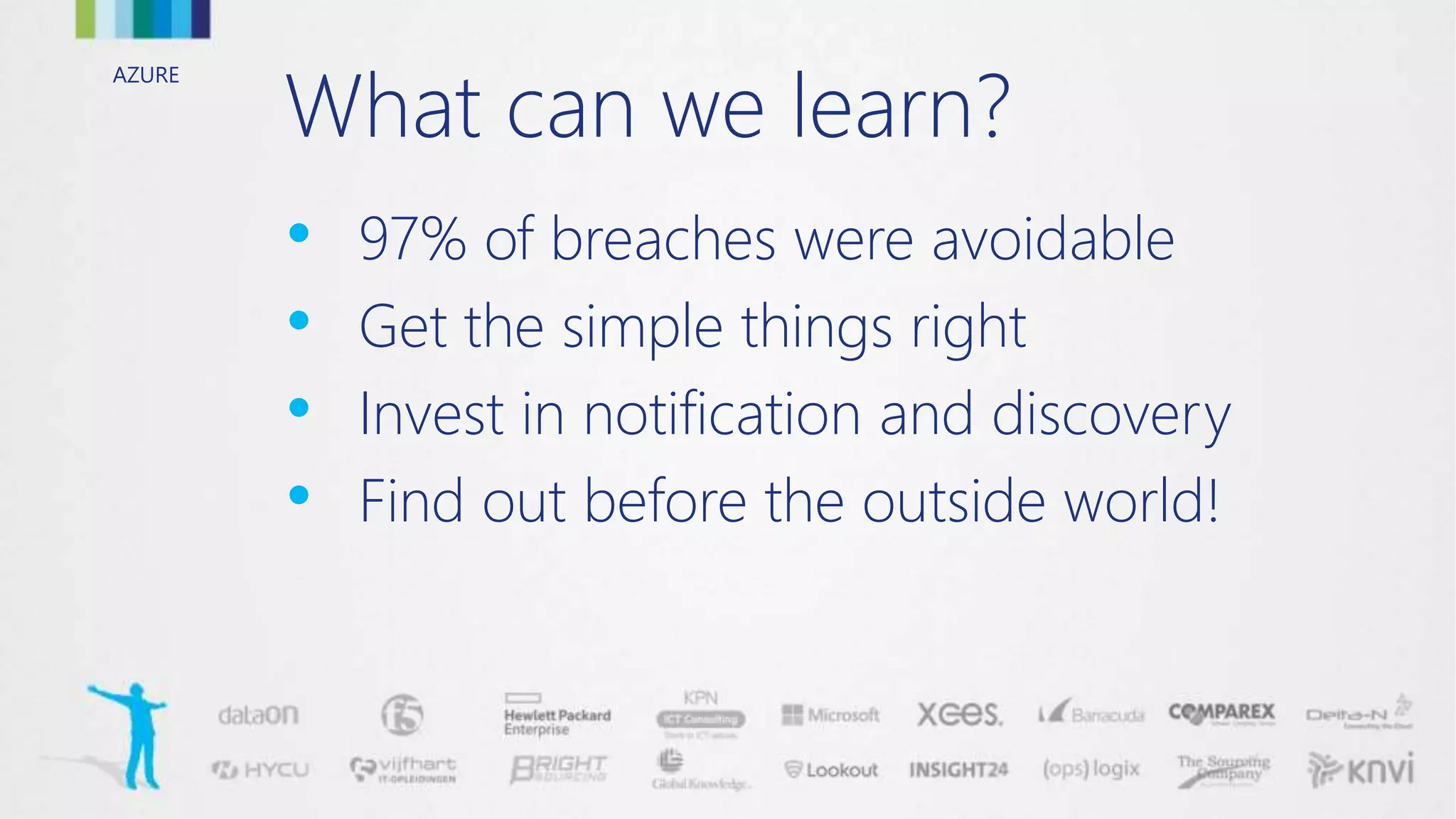 Assume breach, layered security in Azure tested and explained PPT