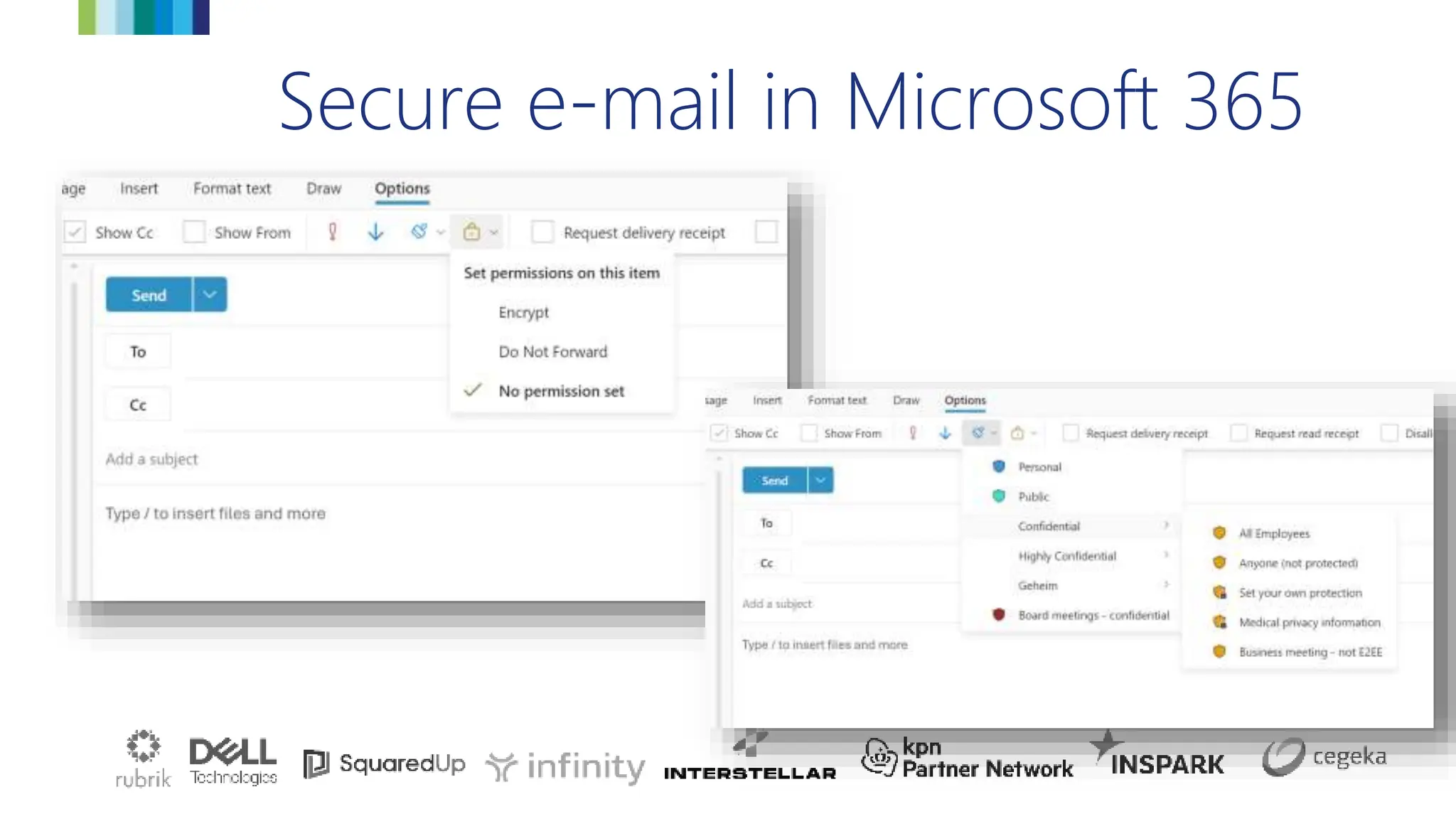 Secure e-mail in Microsoft 365
 